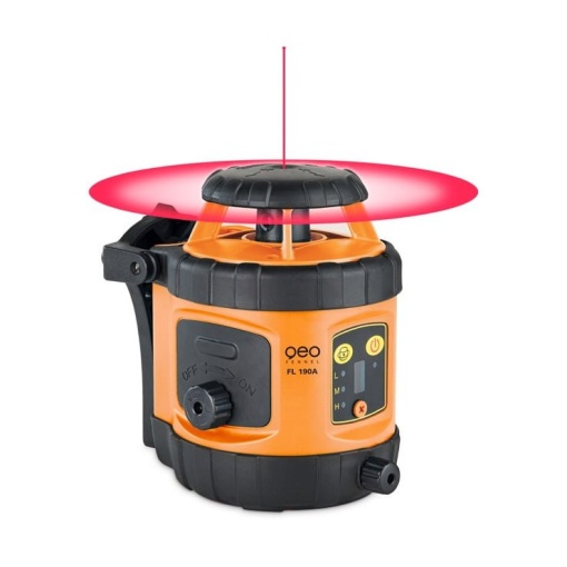 FL 190A - Nivela laser rotativ cu autonivelare pe orizontala si reglare manuala pe verticala, cu receptor FR 45