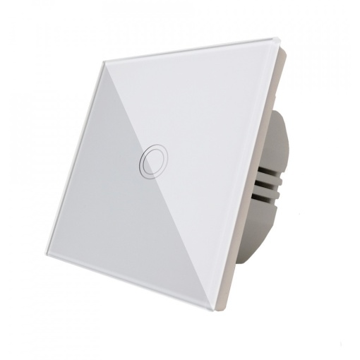 Intrerupator touch cap scara alb