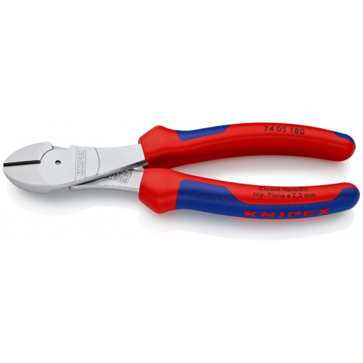 KNIPEX 74 05 180 Șfic de forță cu manşoane multicomponent cromat 180 mm
