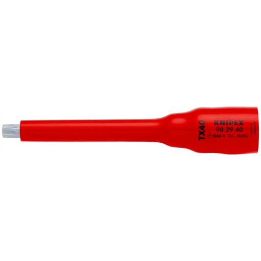 KNIPEX 98 29 40 adaos pentru cheie tubulară (bihexagonal) pentru TX40 123 mm