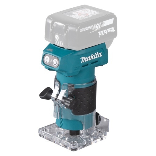 Masina de frezat unimanuala Makita LXT 18V, 6 mm, livrata fara acumulator