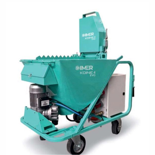 Masina de tencuit Imer Koine 4 EVO 400V debit 22 l/min materiale preamestecate