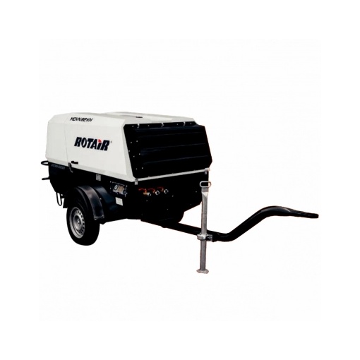 Motocompresor ROTAIR MDVN 83 ECO5 Dual Pressure 7-10bar, kit sablare/aftercooler, kit gresare omologat rutier