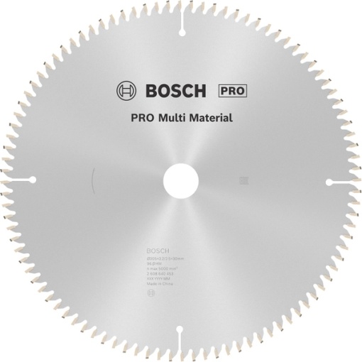Panza fierastrau circular Bosch multimaterial, 305x30x3.2 mm, 96 dinti