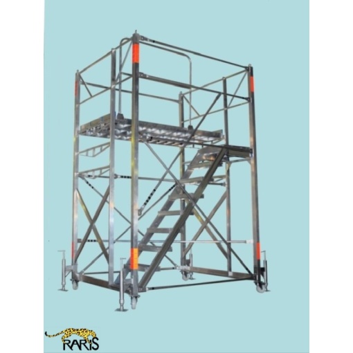 Platforma , mobila, compacta, inaltimea reglabila, din aluminiu, tip PMCIR