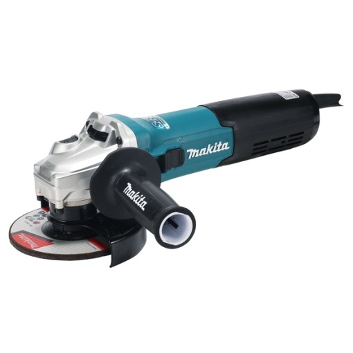 Polizor unghiular Makita, 1.900 W, turatie variabila, comutator glisant, 125 mm