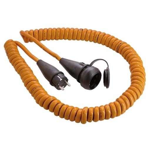 Prelungitor extensibil spiralat pentru santiere 3x1,5 / 1-5m
