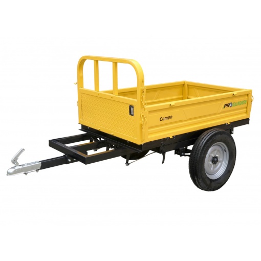 ProGARDEN Campo RM500CT remorca 500kg minitractor, 1 osie, prindere cupla