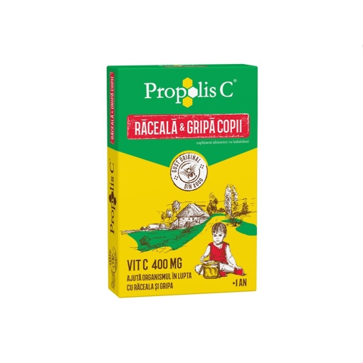 Propolis C răceală și gripă copii 8 plicuri/cutie