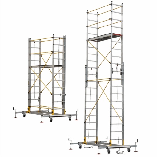 RS TeleSafe 008XL Schela mobila profesionala din aluminiu