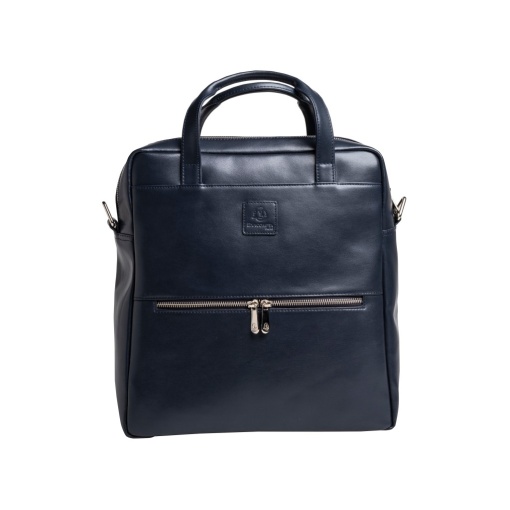 Rucsac din piele laptop 14" Exactive Lady Exacompta 17237E, bleumarin