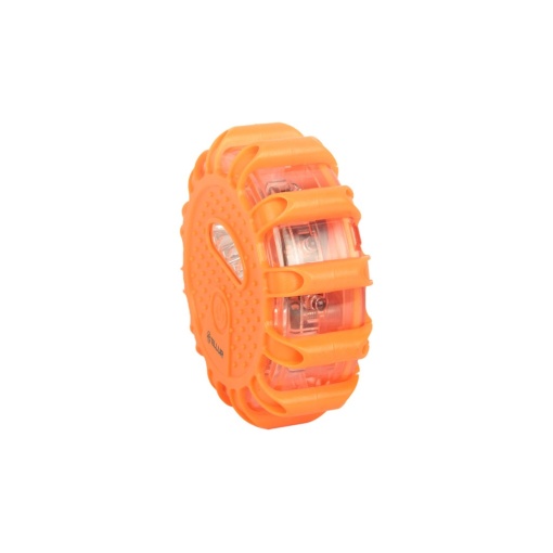 Semnalizator de urgență și lanternă LED Tellur Basic, 3 x AAA, magnetic, portocaliu