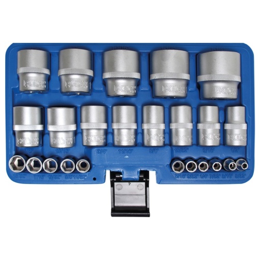 Set 24 chei tubulare 1/2" + 1/4", 5/32" - 1.1/4"