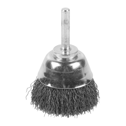 Set 3 perii ondulate tip cupa cu tija Milwaukee 50x20mm, otel, 0.3mm