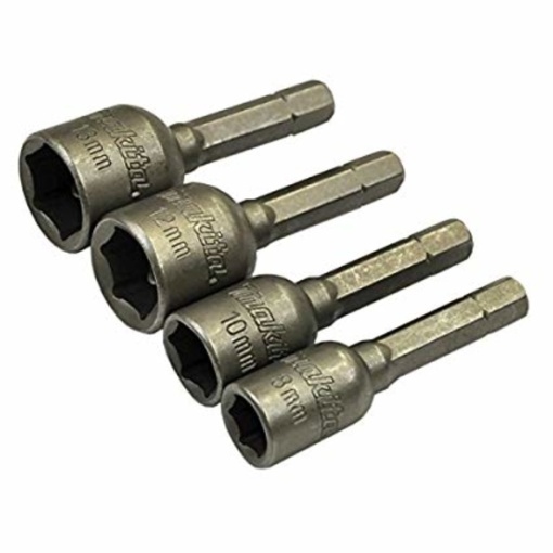 Set 4 chei tubulare de impact Makita 8-13mm