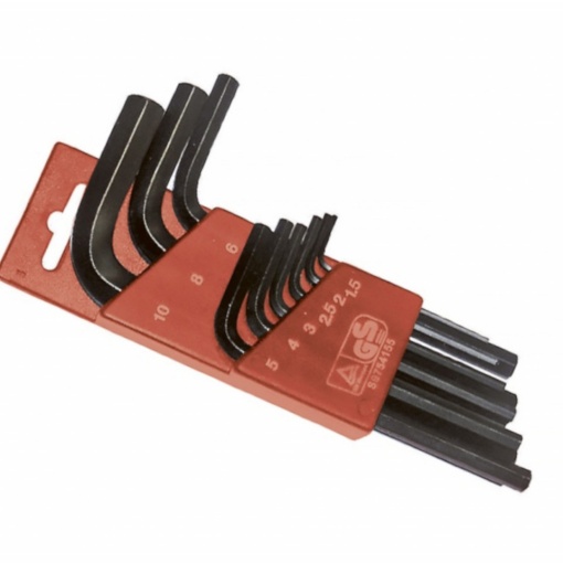 Set 9 chei imbus scurte Super Ego 1,5-10 mm
