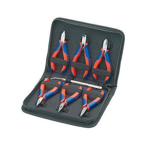 Set Cleşti Knipex pentru Electronică, 7 piese
