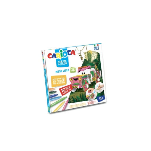 Set creativ Create & Color Miss Wild 3D Carioca