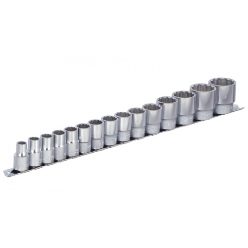 Set de capete chei tubulare Unior 1/2", pe sina