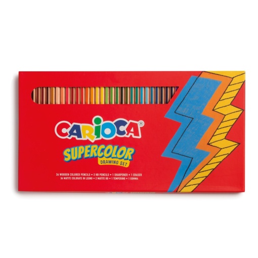 Set desen Carioca Supercolor 40 piese