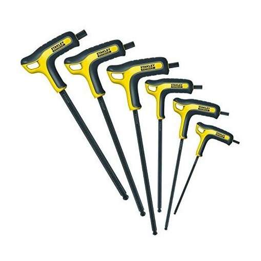 Stanley FMHT0-69049 Set 6 chei imbus cu cap sferic si maner P: 3, 4, 5, 6, 7, si 8 mm