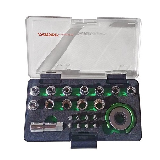 Trusa 22 piese Jonnesway crov si bit 4.5-13mm, T10-T25, PH1-PH3
