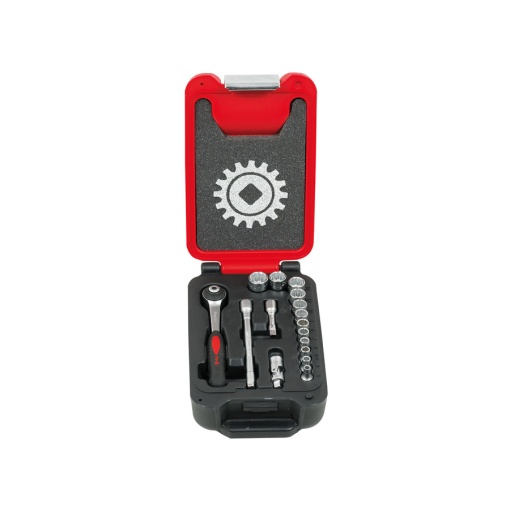 Trusa MOB 16 scule Fusion Box Small TCCT 16P×1/4” capete/accesorii DH - 135×215×60