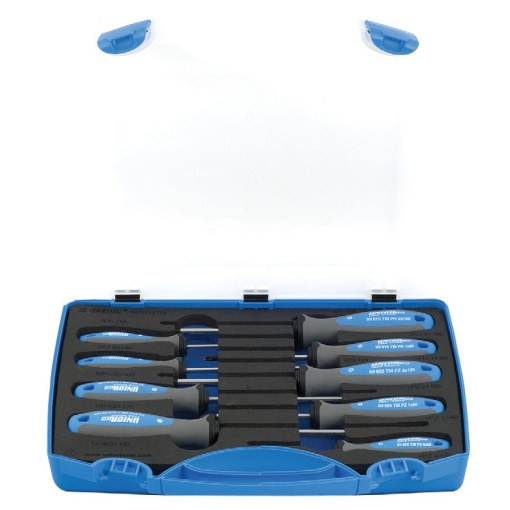 607PB9TBI Set surubelnite combinate, maner trimaterial TBI, cromate / 9 piese - 621419