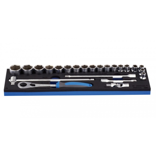 964ECO19 Set de capete chei tubulare 1/2" in modul SOS / 23 piese - 10-32 mm