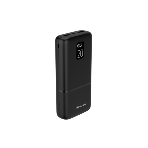 Baterie externă Tellur Boost Pro PD202 20000mAh 2xQC3.0 22.5W + PD 20W, LCD display, negru