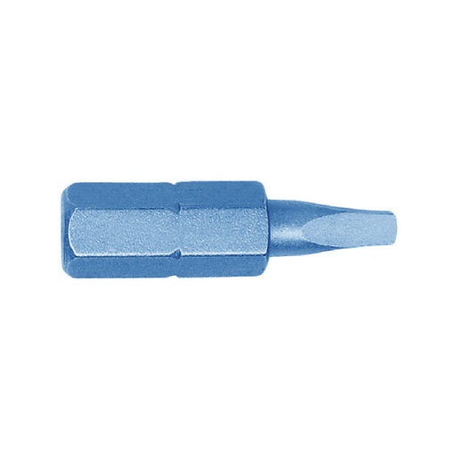 Bit hexagonal USH 1/4” BLUE SHOCK Forma E 6,3 – profil patrat R 2