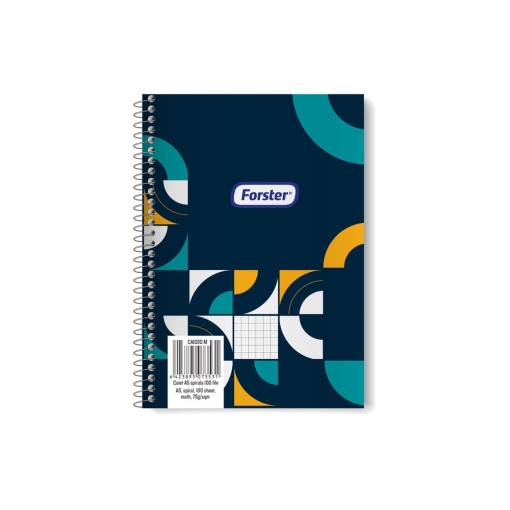 Caiet A5 spirală 100 file Forster