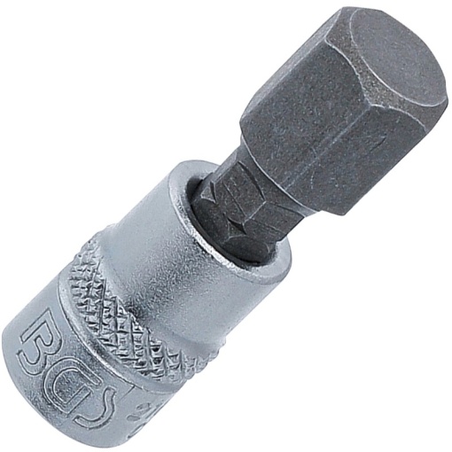 Capat cheie tubulara 1/4" cu varf imbus, 10 mm