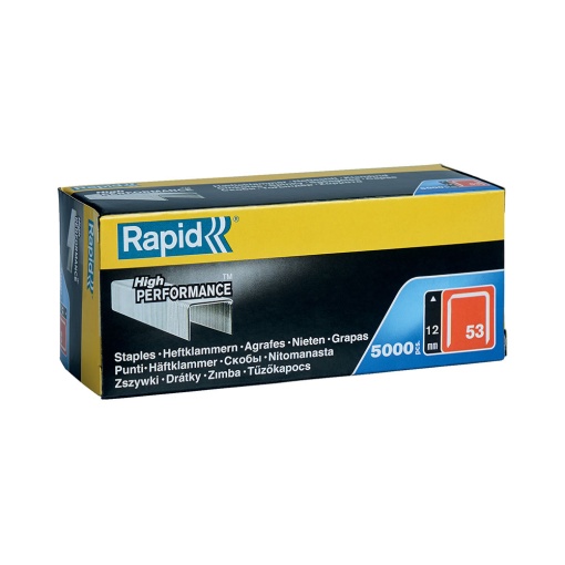 Capse Rapid 53 12, sarma subtire, galvanizate, decoratiuni, 5000 cutie carton 11859610