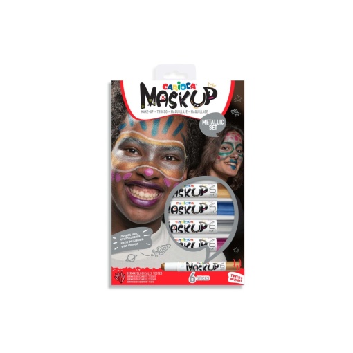 Carioca Mask-Up Metalic 6/set