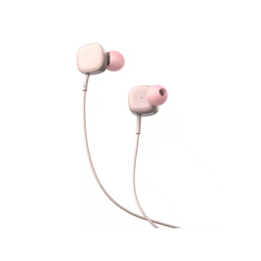 Căști in-ear cu fir Tellur Basic Sigma, microfon, roz