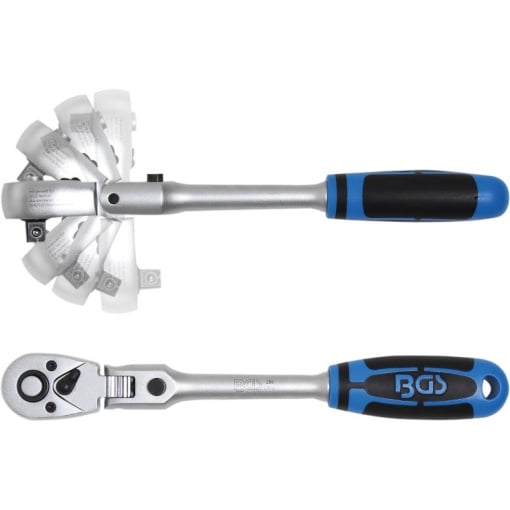 Cheie cu clichet articulata, 3/8", blocare in 5 poziti