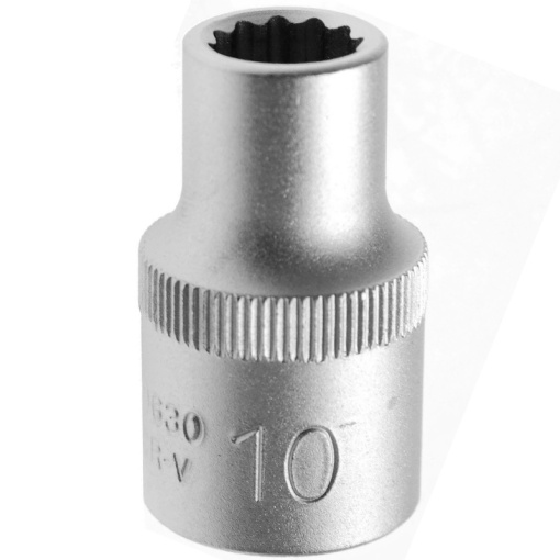 Cheie tubulara 12 puncte (dublu hexagon), 10mm, 1/2"