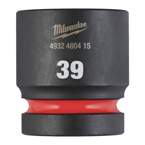 Cheie tubulară de impact MILWAUKEE ShW 1", scurtă - 39mm L65mm