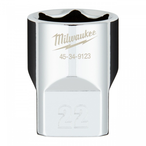 Cheie tubulară Milwaukee 1/2, sistem metric, 22mm, scurtă