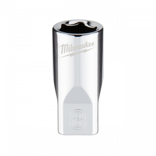 Cheie tubulară Milwaukee 1/4, sistem metric, scurtă - 8mm