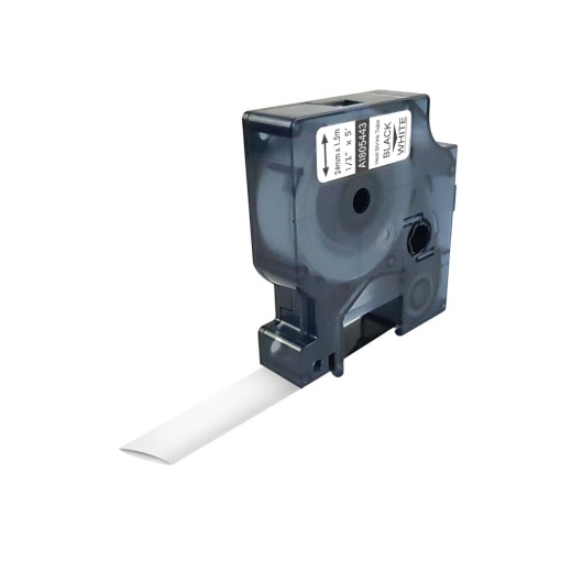 Etichete tub termocontractibil alb 24mm x 1.5m compatibile Dymo ID1 1805443
