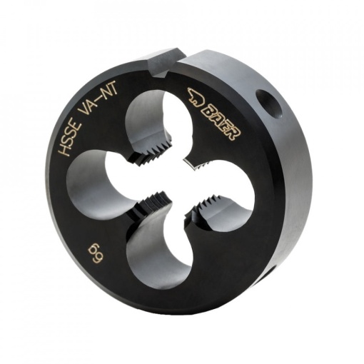 Filiera M4X0.7, filet metric pas normal DIN 223 – HSSE, pentru otel inoxidabil