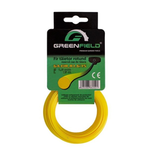 Fir nailon Greenfield GA-FIR_R1. 6/15, profil rotund, 1. 6 mm, 15 m / G-T550