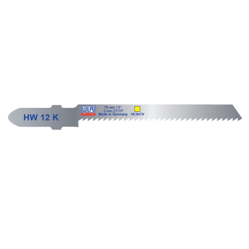HW 12 K Panza HCS/CV pentru fierastrau vertical, prindere T, pentru lemn / 5 bucati, DIM 76.5 x 7.8 x 1.0 mm