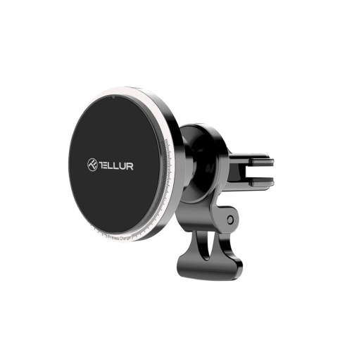 Încărcător auto wireless Tellur, compatibil MagSafe, 15W, negru