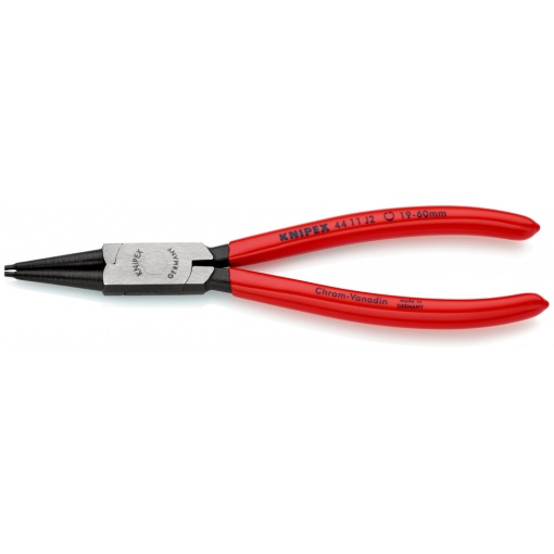 KNIPEX 44 11 J2 clește pentru inele de siguranță pentru inele interioare cu alezaje acoperite cu plastic vopsit negru 180 mm