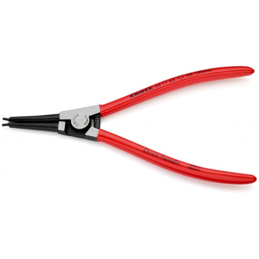 KNIPEX 46 11 A3 clește pentru inele de siguranță pentru inele exterioare pe axuri acoperite cu plastic vopsit negru 210 mm