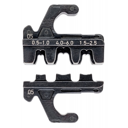 KNIPEX 97 39 05 adaos de sertizare pentru fişe deschise, neizolate (4,8 + 6,3 mm lăţime fişă)