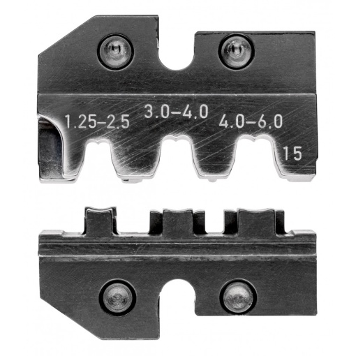 KNIPEX 97 49 15 adaos de sertizare pentru conectori tip steag și cu fișă neizolați, deschiși de
